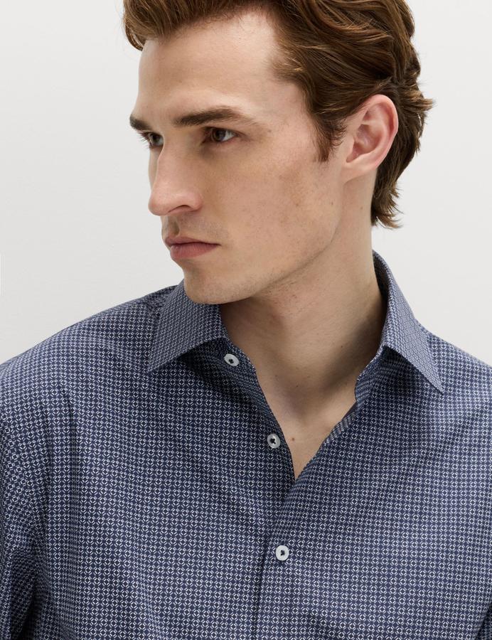 Regular Fit Easy Iron Cotton Blend Shirt