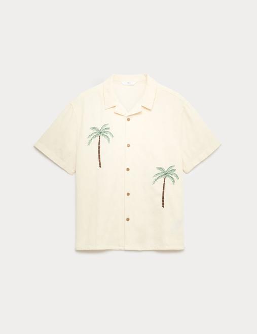 Pure Cotton Textured Shirt (6-16 Yrs)
