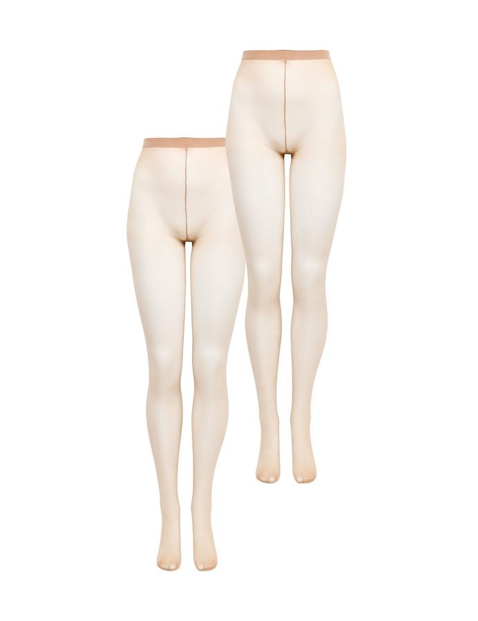 2pk 7 Denier Body Shaping Sheer Tights