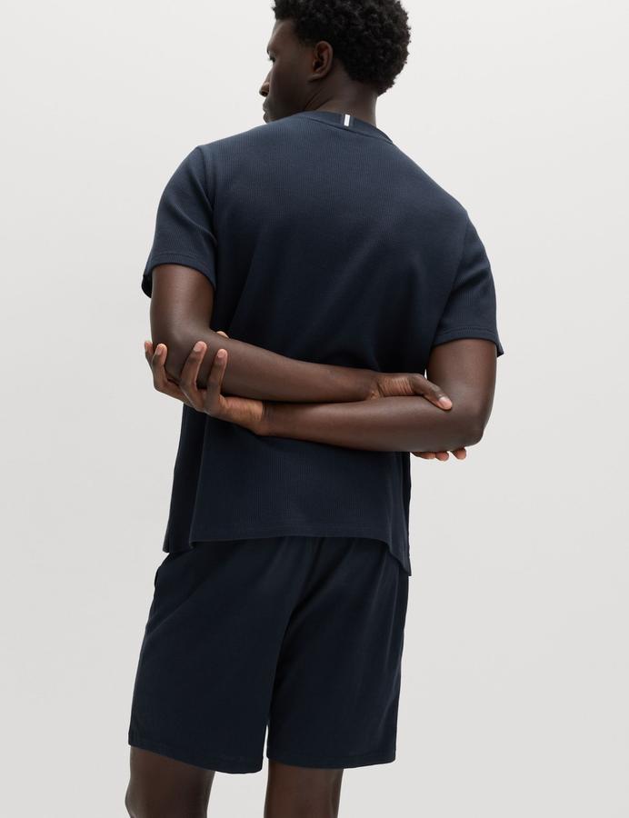 Pure Cotton Waffle T-Shirt