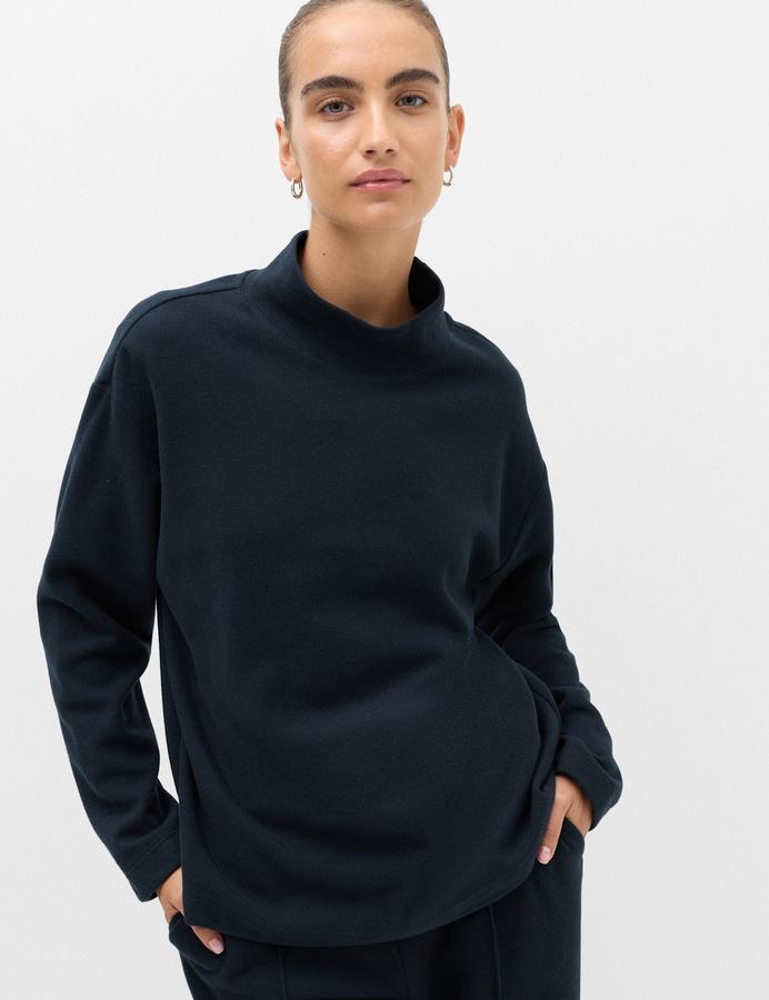 Cotton Rich Cosy Funnel Neck Top