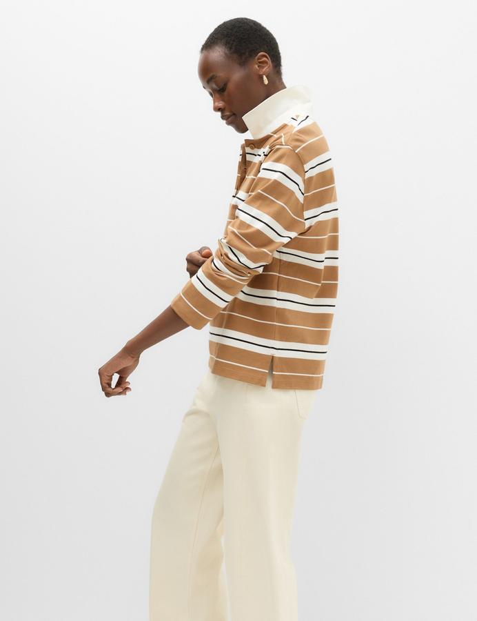 Pure Cotton Rugby Polo Top