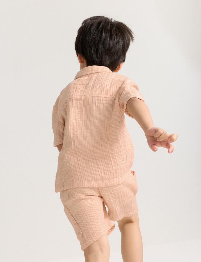 2 Piece Pure Cotton Striped Popover Outfit (2-8 Yrs)