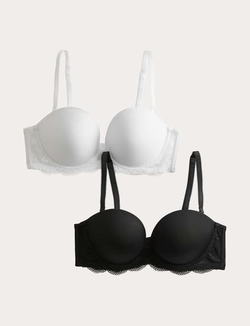 2pk Wired Multiway Push-Up Bras (A-E)