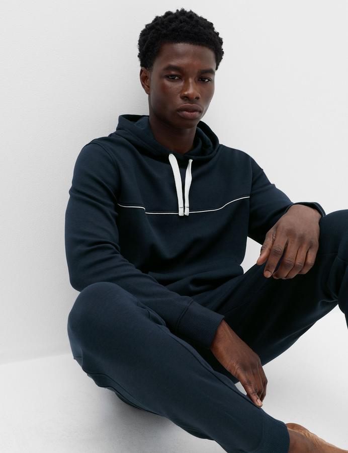 Cotton Rich Ribbed Cuffed Joggers