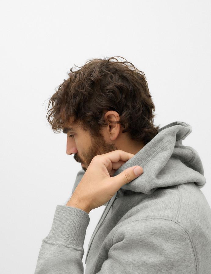 Cotton Rich Brushback Hoodie