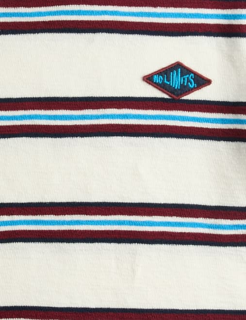 Pure Cotton Textured Striped Long Sleeve Top (2-8 Yrs)