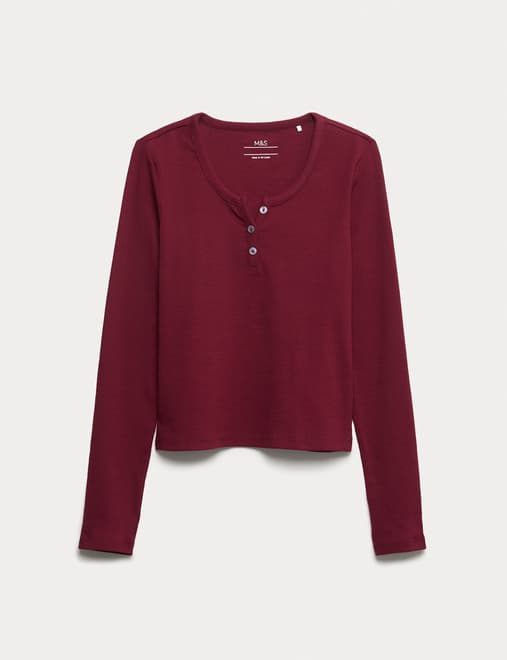 Cotton Rich Henley Top (6-16 Yrs)
