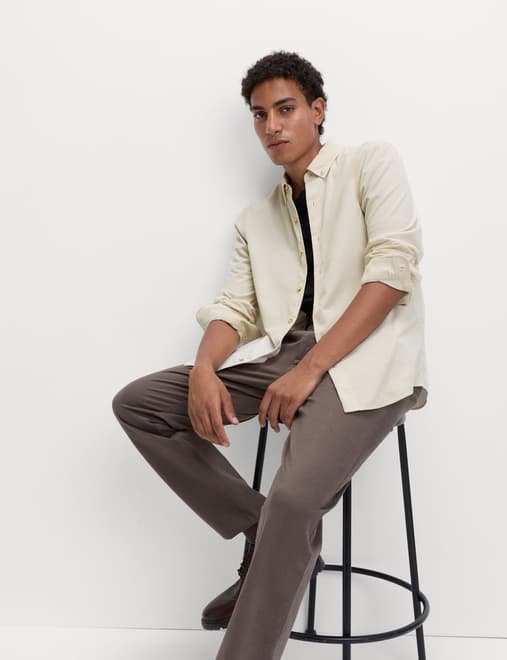 Pure Cotton Corduroy Shirt