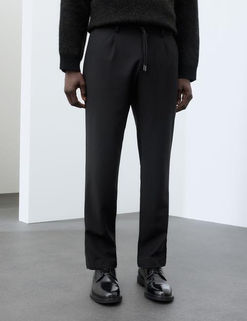Wool Blend Performance Trousers