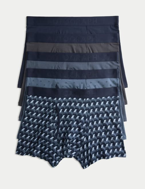 5pk Supima® Cotton Modal Geometric Trunks