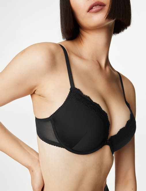 Lace Wired Push-Up Bra A-E