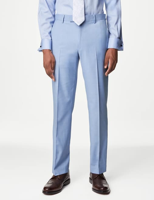 Regular Fit Stretch Suit Trousers