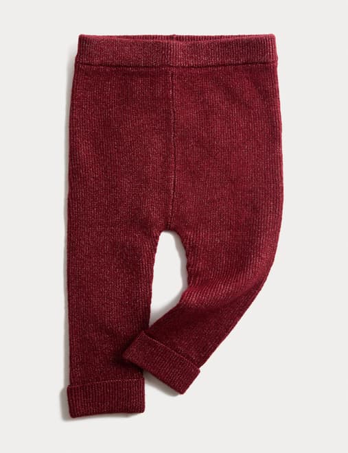 Ribbed Knitted Leggings (0-3 Yrs)