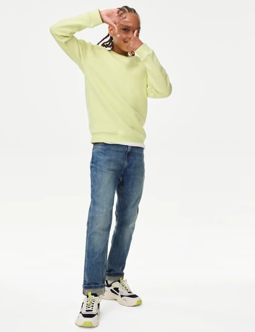 The Jones Slim Fit Cotton with Stretch Jeans (6-16 Yrs)