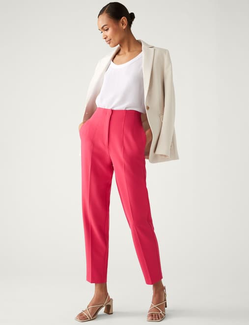 Tapered Ankle Grazer Trousers