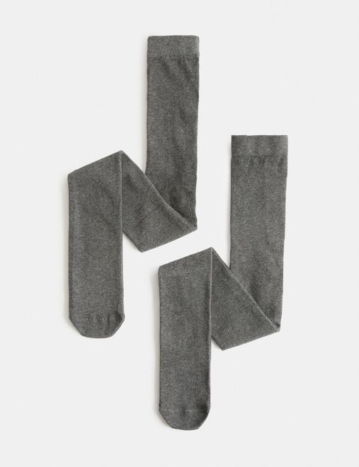 2 Pack Cotton Rich School Tights (2-16 Yrs)