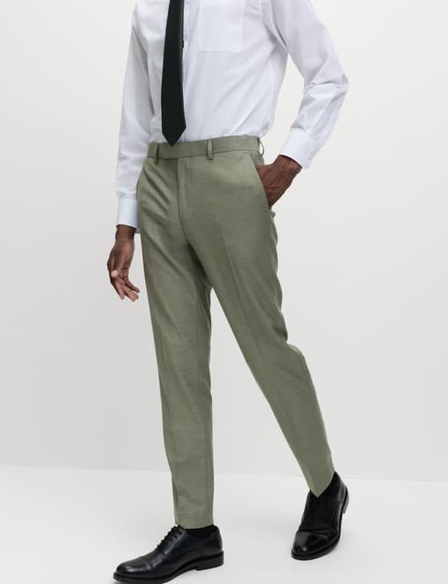 Slim Fit Stretch Suit Trousers