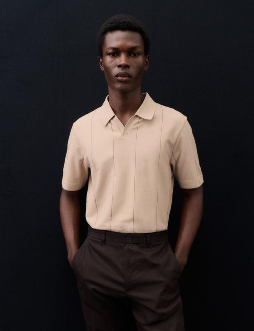 Supima® Cotton Rich Striped Polo Shirt