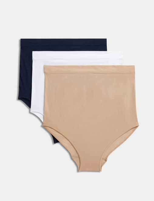 3pk Seamless Over Bump Maternity Briefs