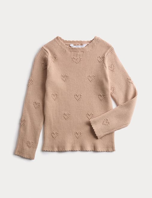 Heart Knitted Top (2-8 Yrs)