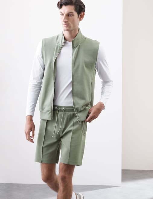 Regular Fit Elasticated Waist Shorts