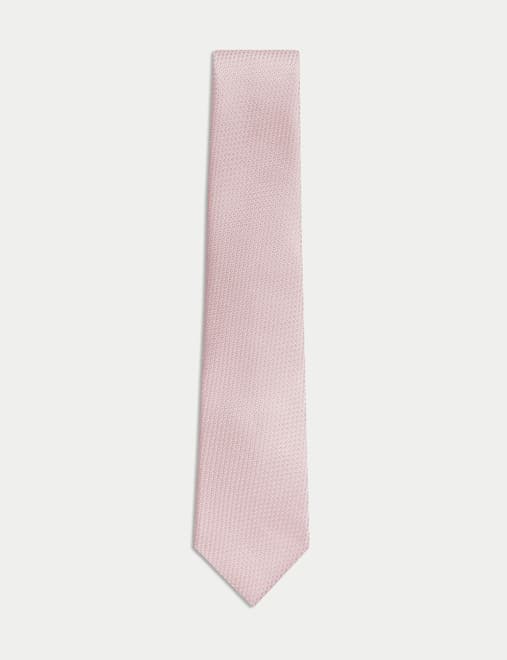 Textured Pure Silk Tie