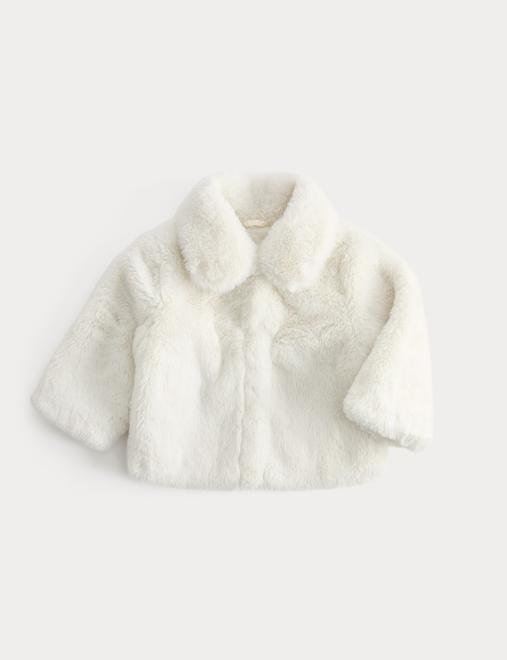 Faux Fur Collared Jacket (0-5 Yrs)