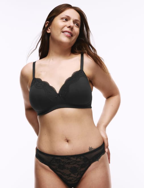Jasmine Lace Non Wired Post Surgery Bra (A-E)