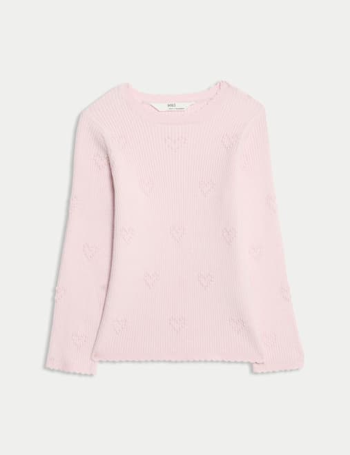 Heart Knitted Top (2-8 Yrs)