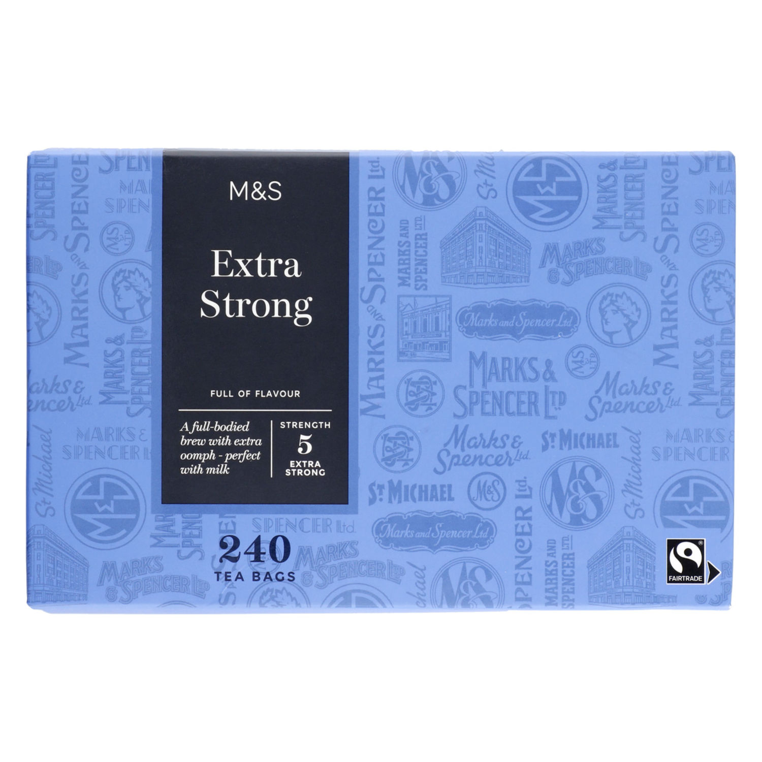 M&S Extra Strong 240パック 750g Extra Strong Teabags