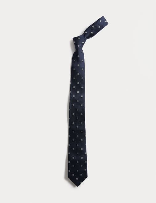 Geometric Silk Rich Tie