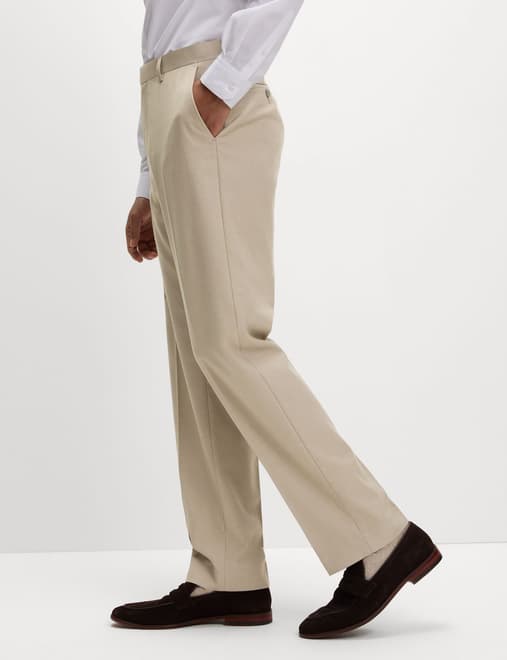 Regular Fit Stretch Suit Trousers