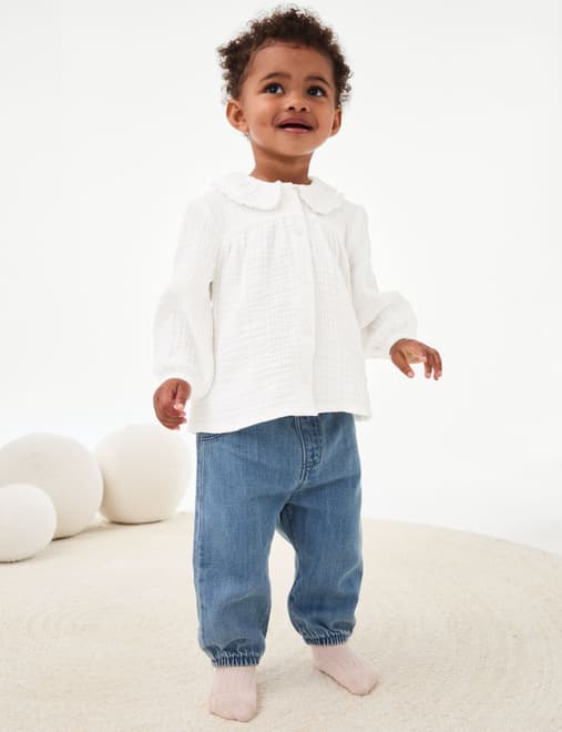 2pc Cotton Rich Top & Bottom Outfit (0-3 Yrs)