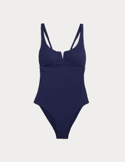 Tummy Control Textured Swimsuit