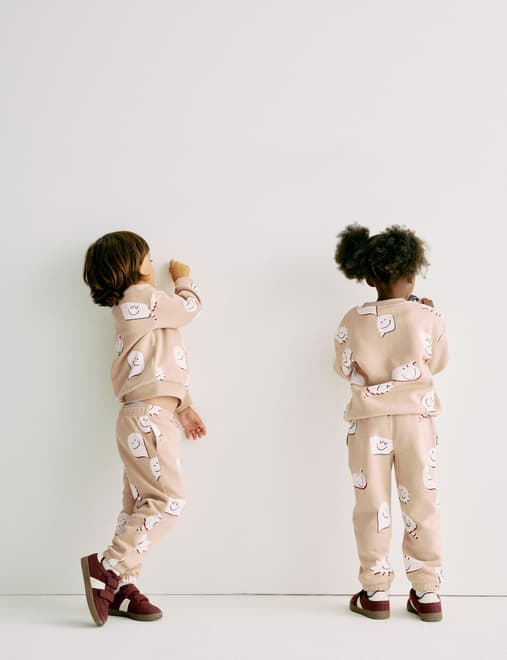 Cotton Rich Graphic Joggers (2-8 Yrs)