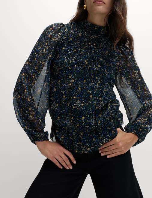 Floral Long Sleeve Blouse