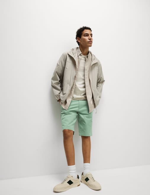 Regular Fit Stretch Chino Shorts