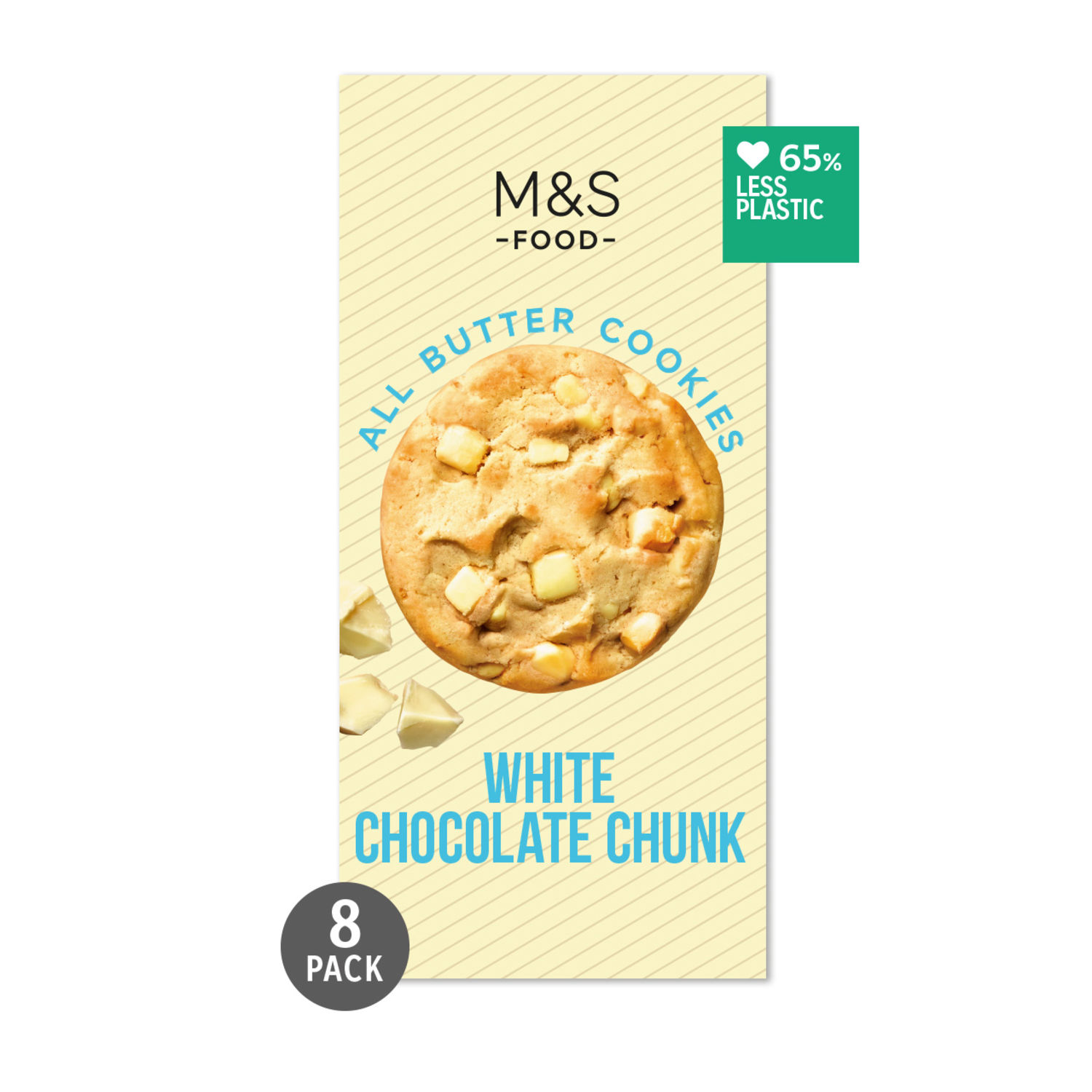 M&S Food Butter Biscuits White Chocolate Chunk 200g