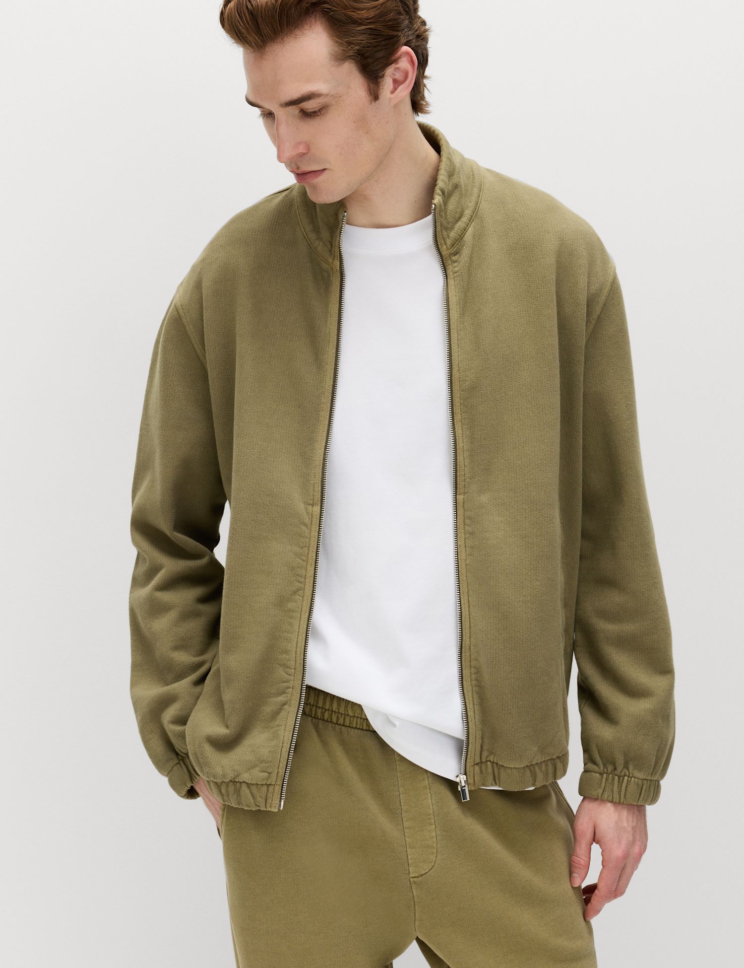 Pure Cotton Garment Dye Coach Jacket