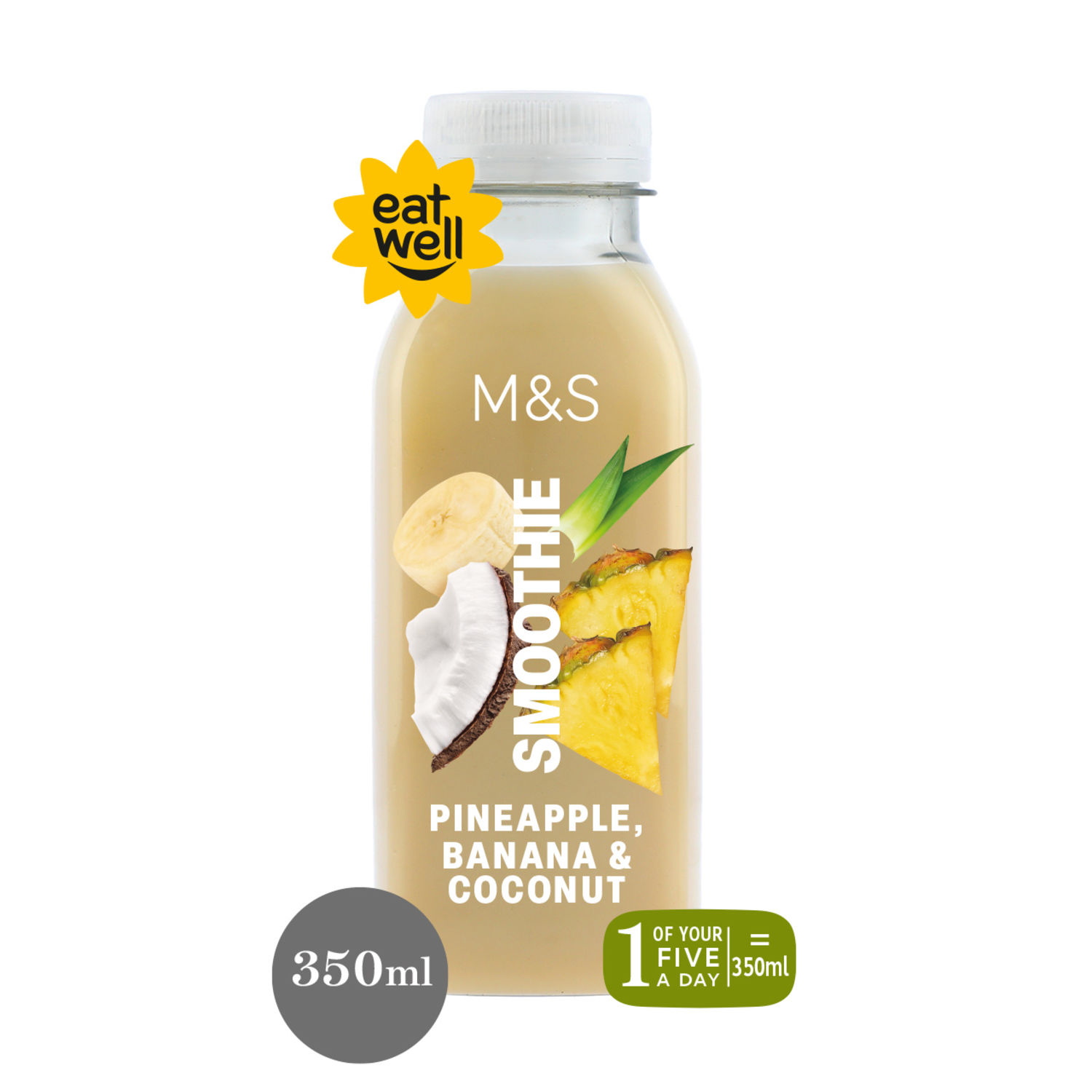 Pineapple Banana Coconut Smoothie
