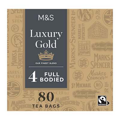80 Luxury Gold Tea Bags