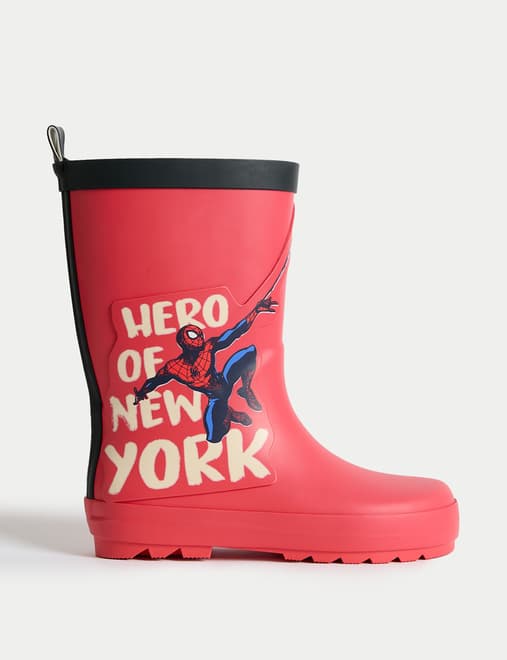 Kids' Spider-Man™ Wellies (4 Small - 2 Large)