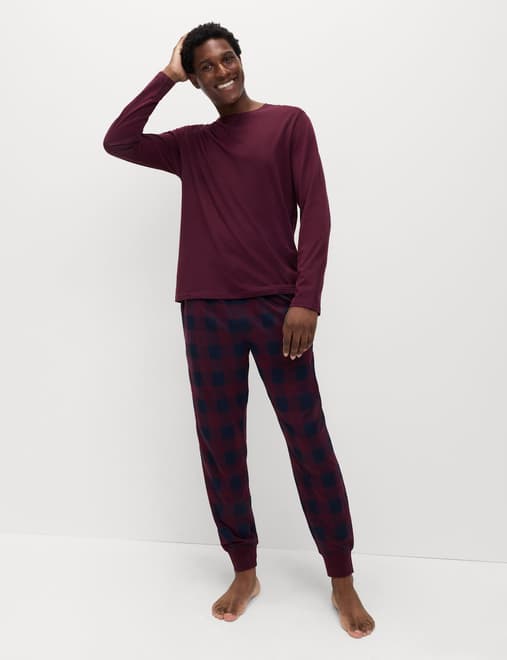 Pure Cotton Christmas Pyjama Joggers