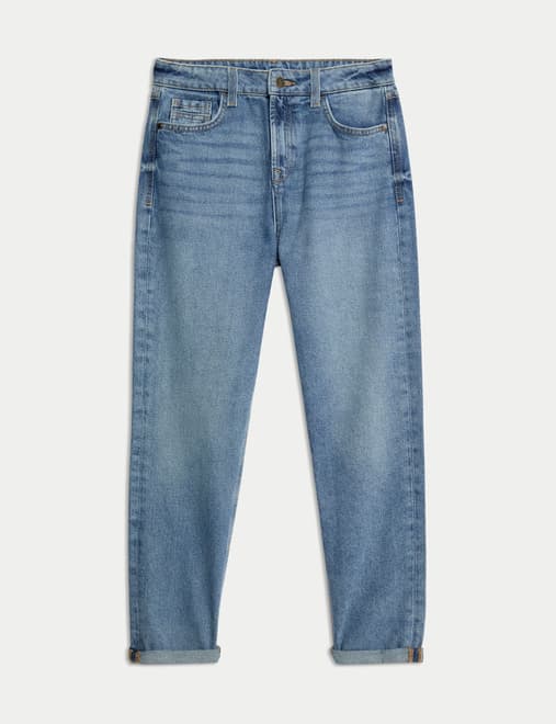 Pure Cotton Relaxed Fit Jeans (6-16 Yrs)