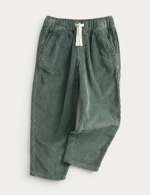 Pure Cotton Corduroy Trousers (2-8 Yrs)