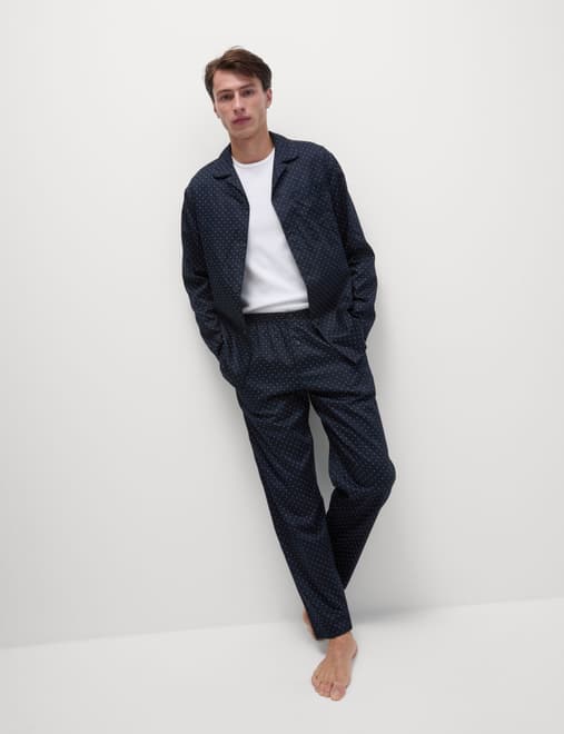 Pure Cotton Polka Dot Pyjama Set