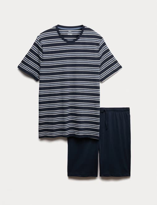 Pure Cotton Striped Pyjama Set