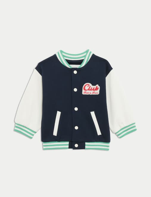 Cotton Rich Baseball Bomber Jacket (0-6 Yrs)