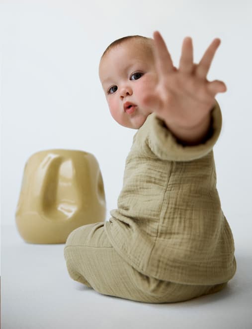 2pc Pure Cotton Wrap Outfit (7lbs-2 Yrs)